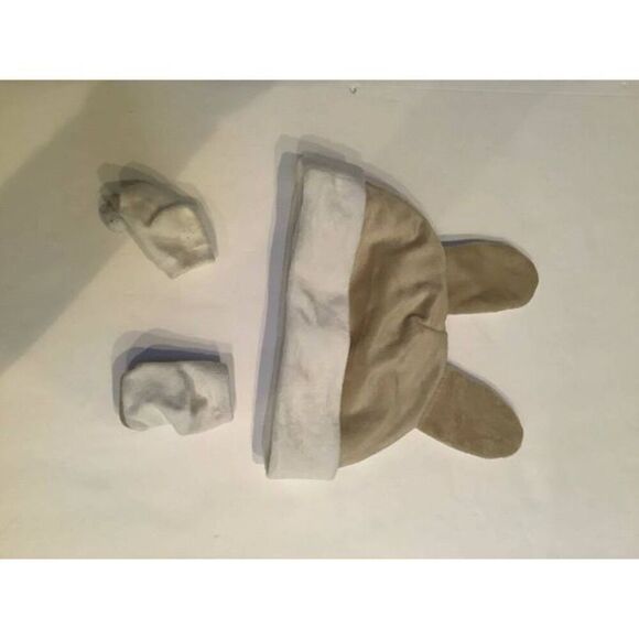 Baby 1st Easter Hat & Booties Bunny - Picture 2 of 2